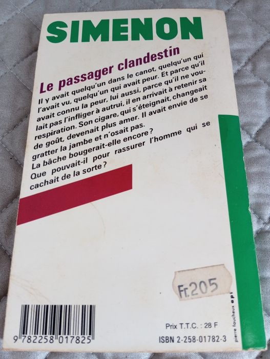 Simenon - Le passager clandestin
