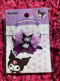 Gumki do włosów kokardki Sanrio Hello Kitty Kuromi