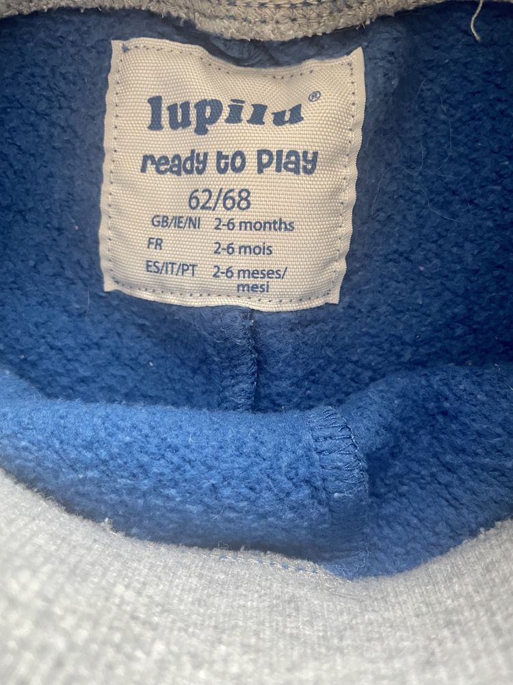 Lupilu Lidl spodenki 62 68 niebieskie granatowe dla chłopczyka
