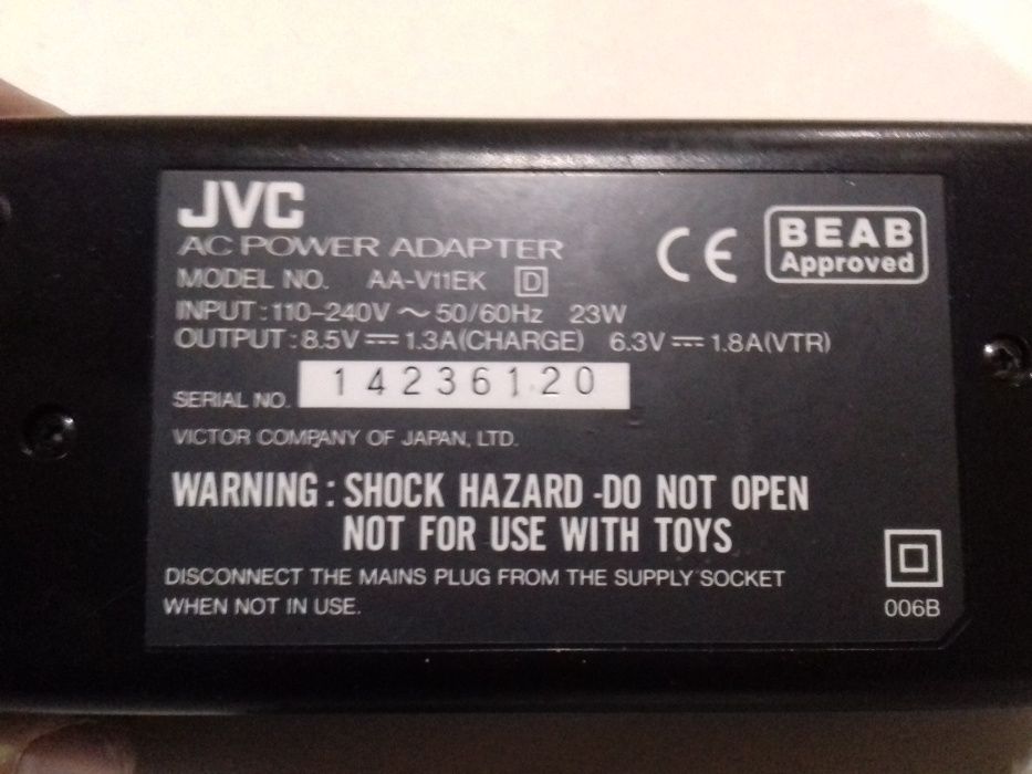 Блок питания адаптер JVC AA-V11EK