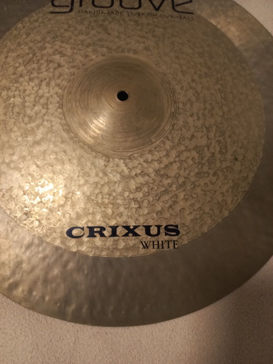 Groove cymbals crixus white crash 19