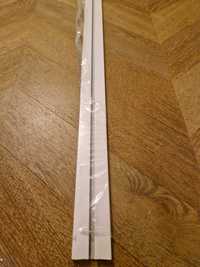Szyna sufitowa dwustronna Kowalski biała 250 cm jednotorowa/dwutorowa