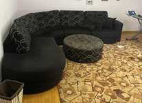 Sofa canto com mesa centro
