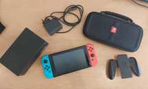 Nintendo Switch V1 + Película + Bolsa de Transporte