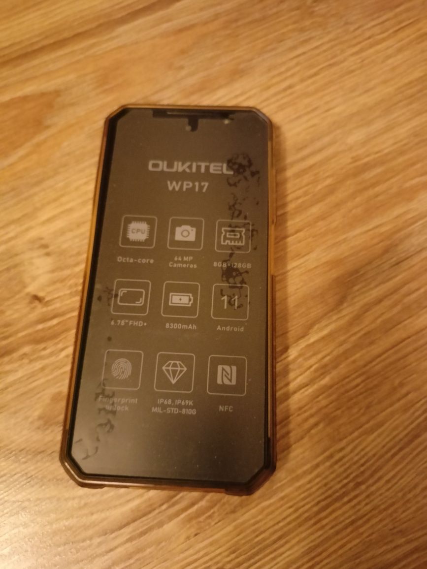 Na gwarancji pancerny Telefon OUKITEL WP17