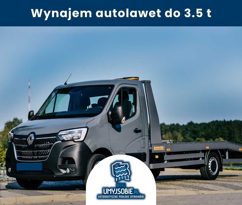 Autolaweta do wynajęcia / Wynajem autolawet - do 3.5 t - na kat. B