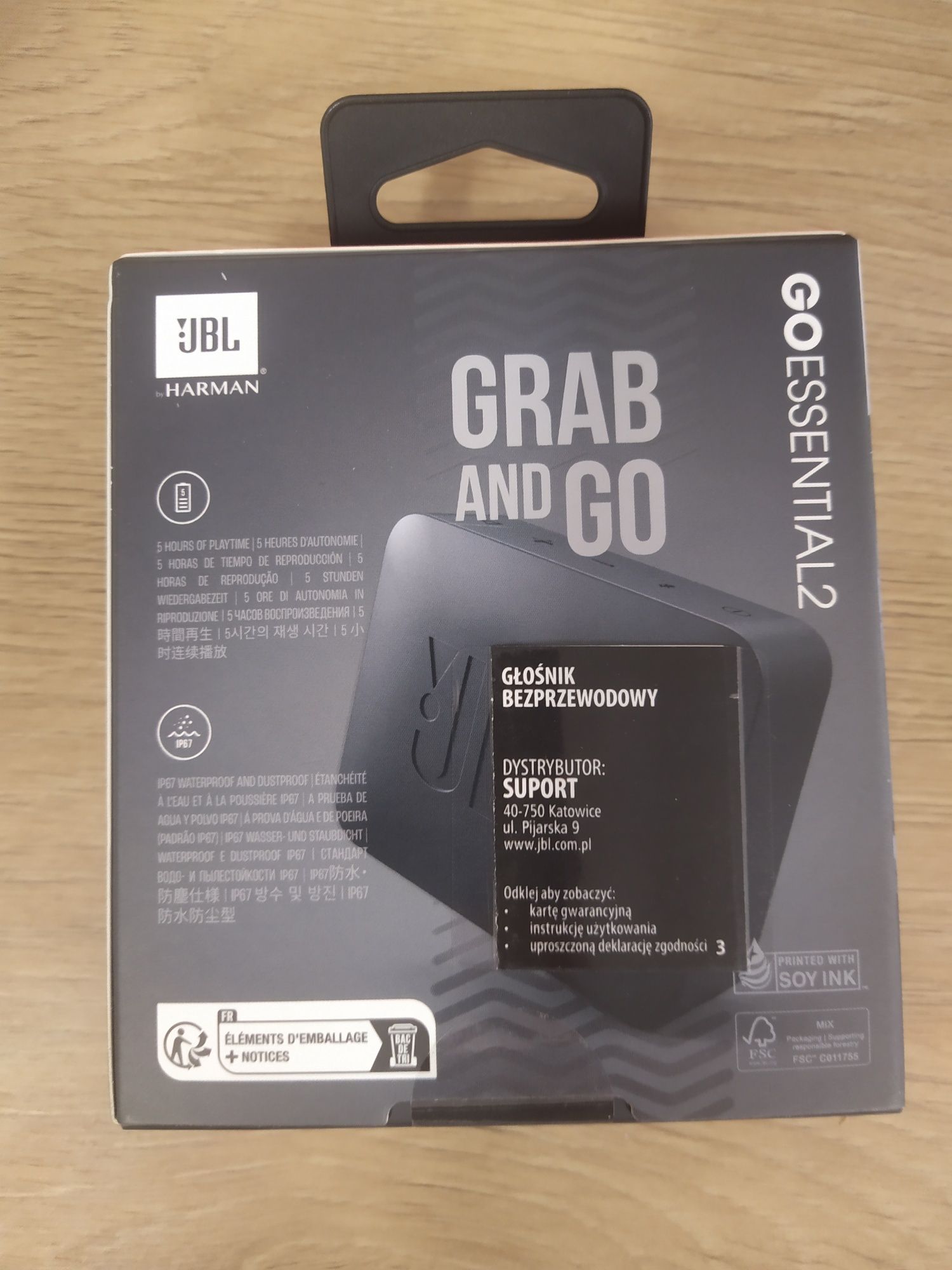 Nowy głośnik bezprzewodowy JBL go essential2 5h