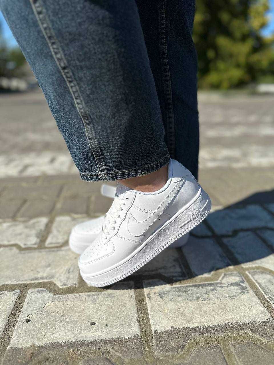 Кроссовки Nike Air Force 1 Low Classic White Premium 36-45 Новинка!