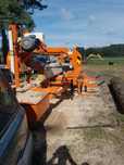 trak mobilny  objazdowy tartak/Rebak do galezi