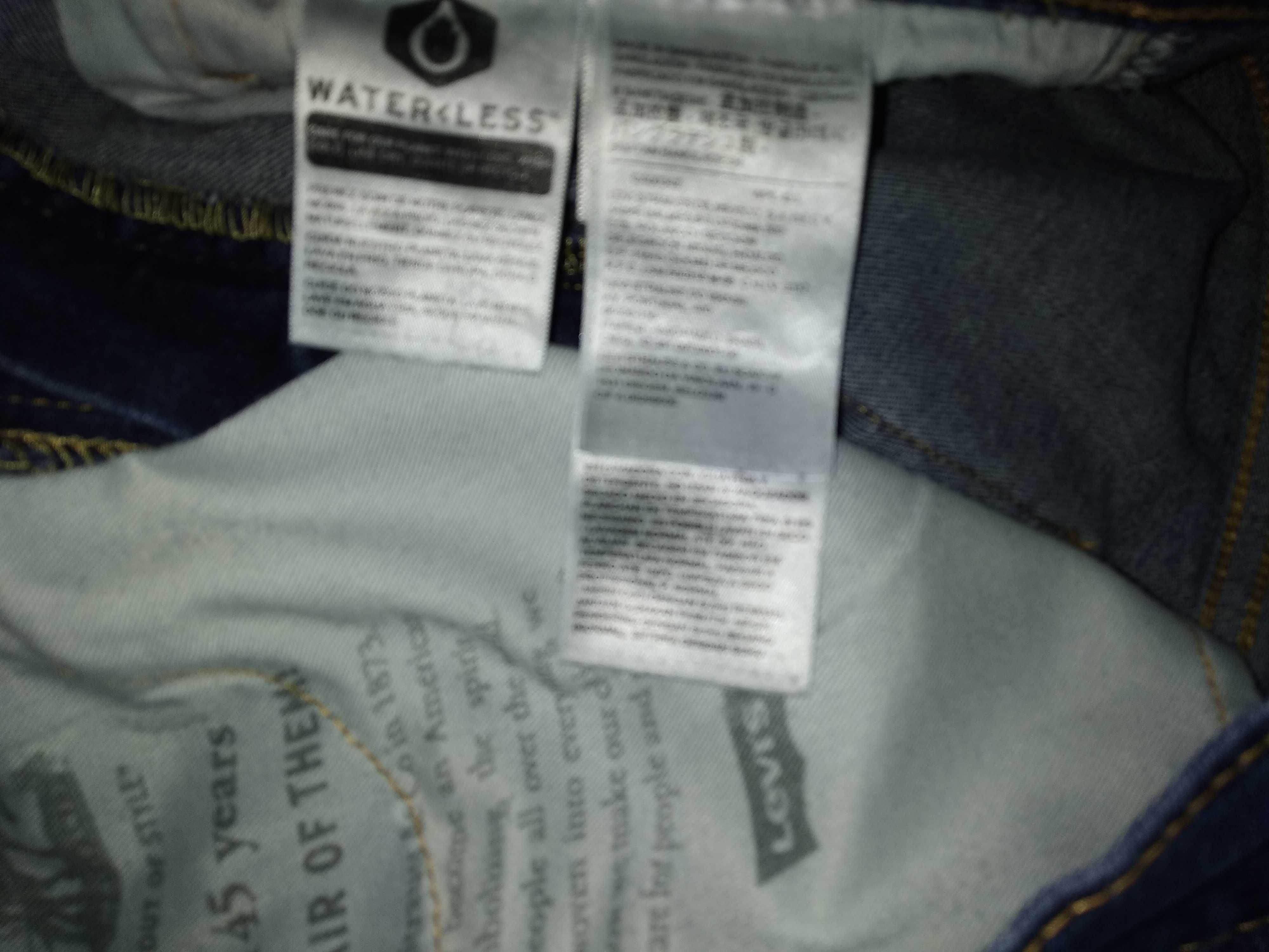 Джинси LEVIS 511  premium W31 L34 made in  Pakistan