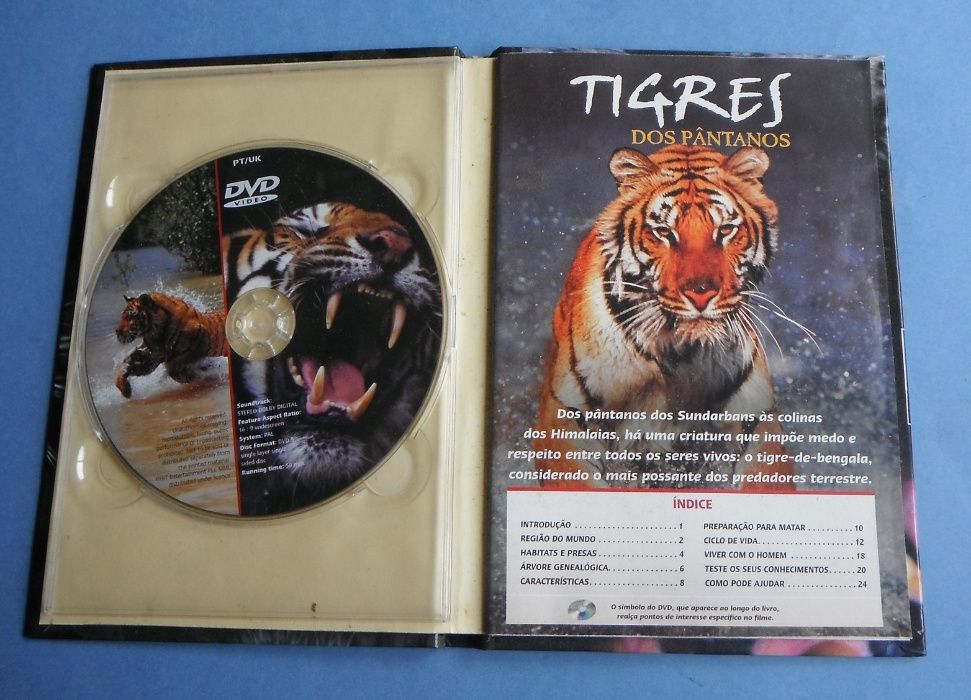 DVD - Tigres os Pântanos