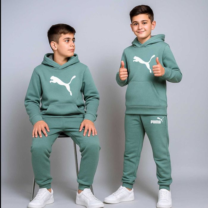 Теплий Костюм Пума на флісі для хлопчика 146-164 см Puma Туреччина
