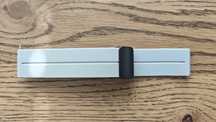 Pasek do zegarka  szary magnetyczny 20mm