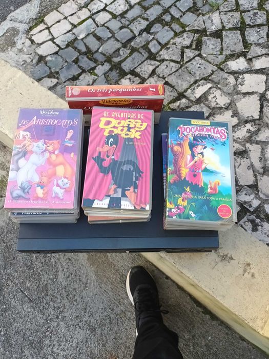 Conjuntos  de dez cassetes video