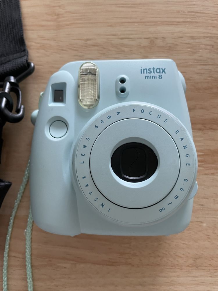 Instax Mini 8 azul bebé + bolsa