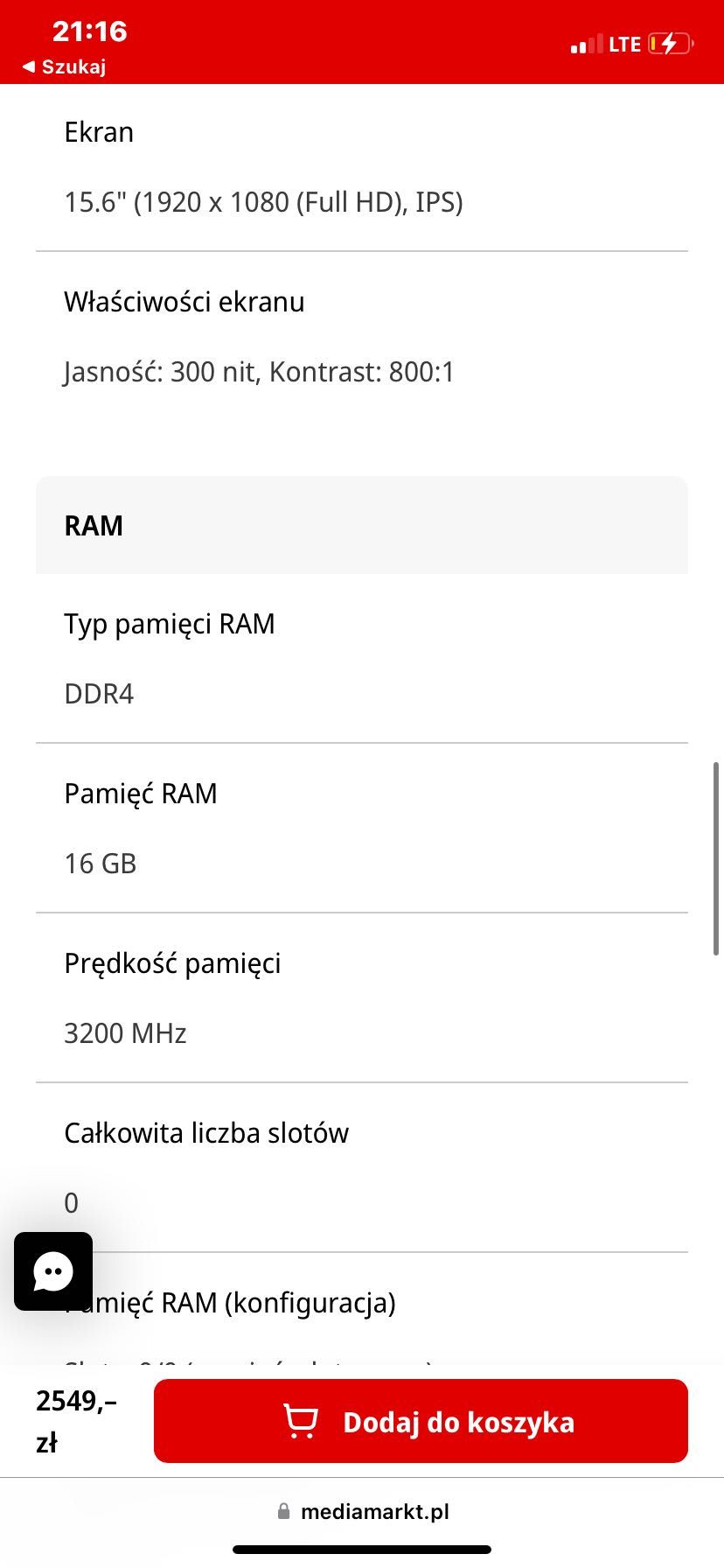 Laptop LENOVO IdeaPad Slim 3 15ABR8