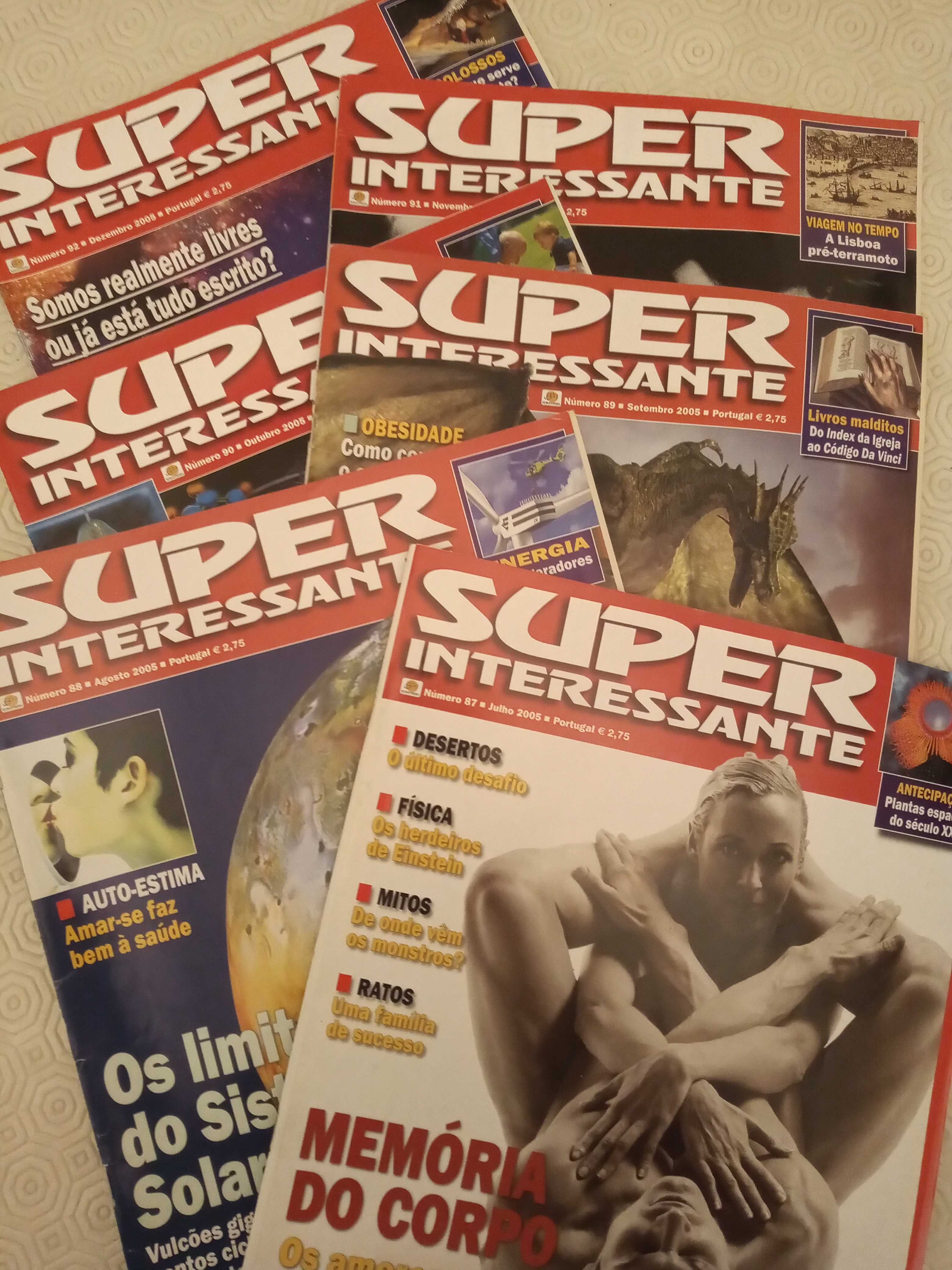 Revistas Super Interessante (1999 a 2006, vários números)