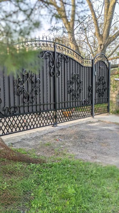 Металеві ворота,Ворота відкатні