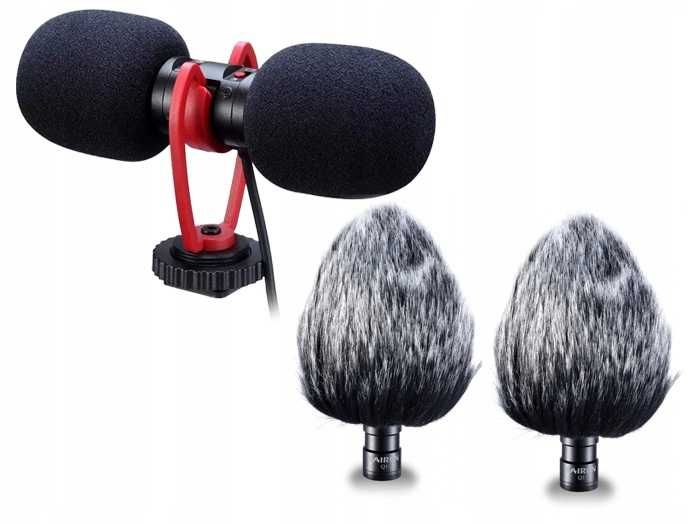 Podwójny mikrofon  kierunkowy
Ulanzi Sairen T Mic Profesjonalny