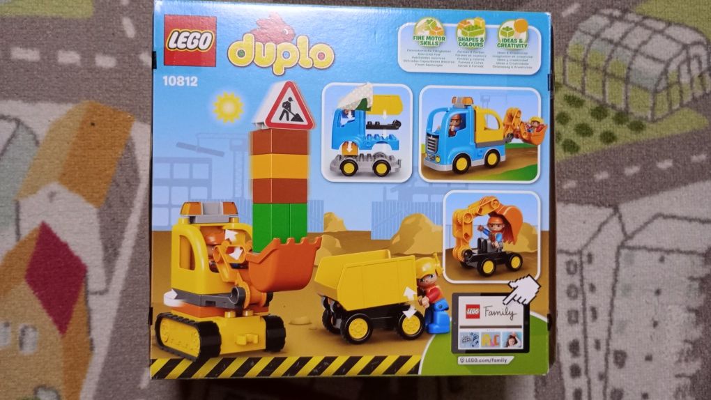 Lego duplo 10812 pojazdy budowlane