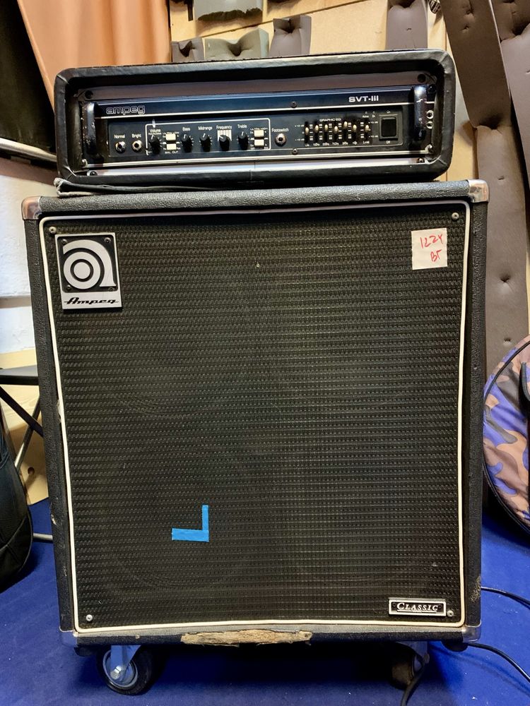 Ampeg SVT-III i Ampeg SVT-410HE wzmacniacz i kolumna do gitary basowej