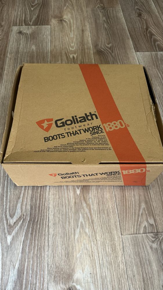 Защитные ботинки Великобритания Goliath