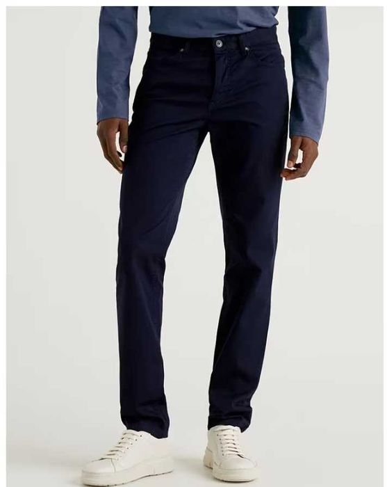 Spodnie męskie United Colors of Benetton czarne ML