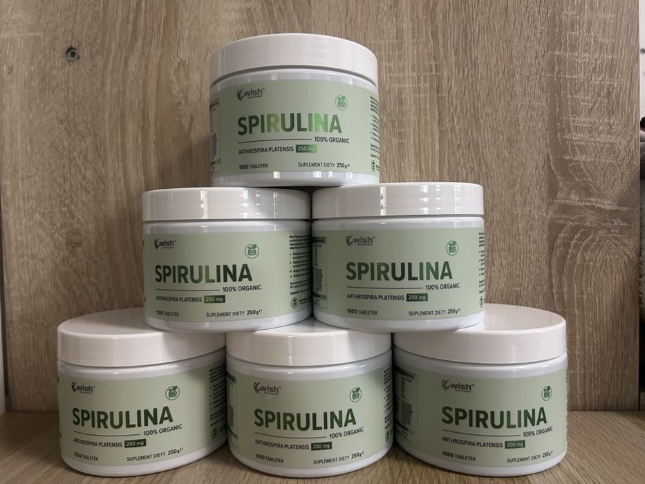 Spirulina 1000 250 mg Wish Спіруліна Хлорелла Спирулина