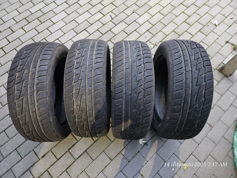 Opony zimowe 225 55 r17 7mm bieżnika