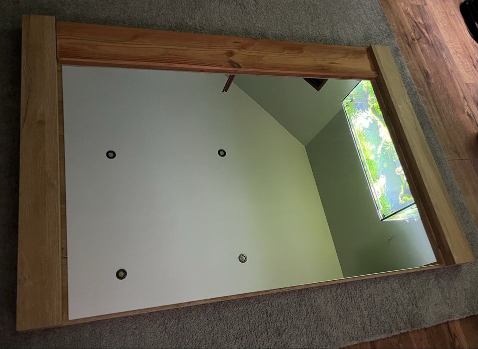Lustro 120x80 dąb grandson/dąb złoty
