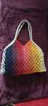 Torba tęczowa, torebka handmade