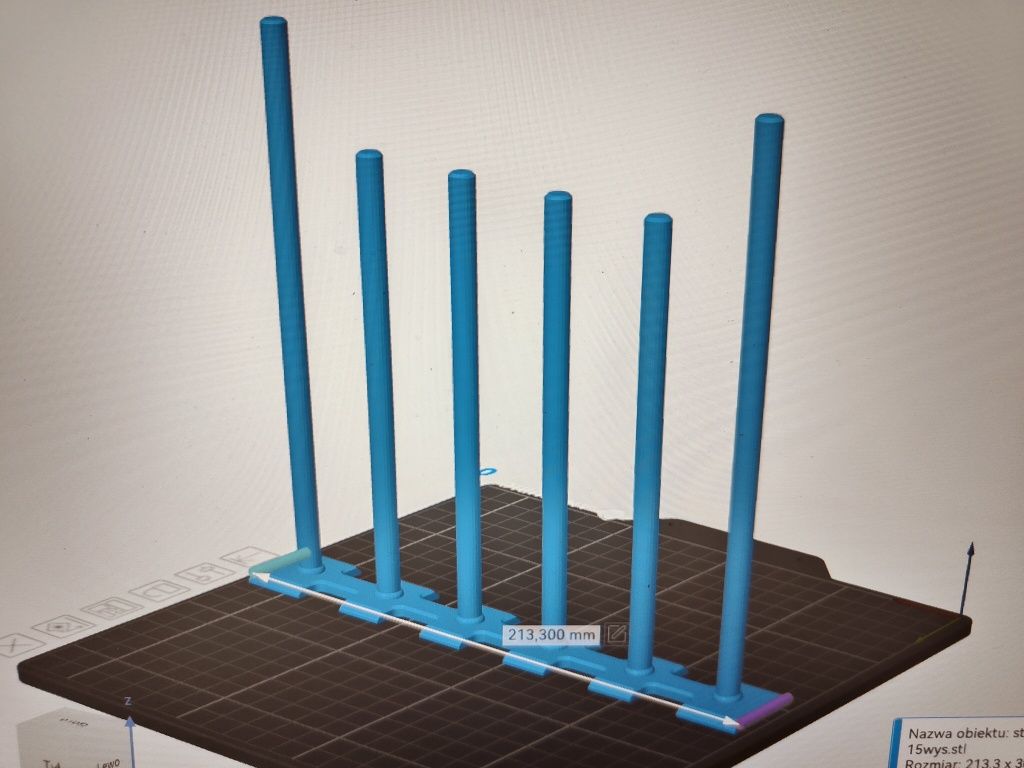Druk 3d stojak na media filtracyjne maxspect . Stojaki pod wymiar