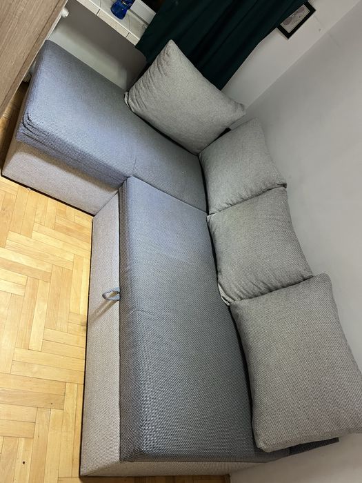 Narożnik z funkcją spania, sofa odbiór Czyżyny Kraków