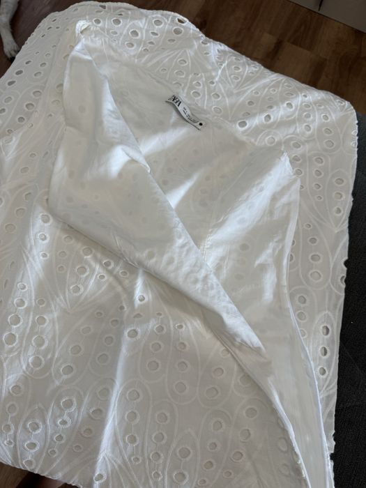 Vestido novo Zara bordado ingles