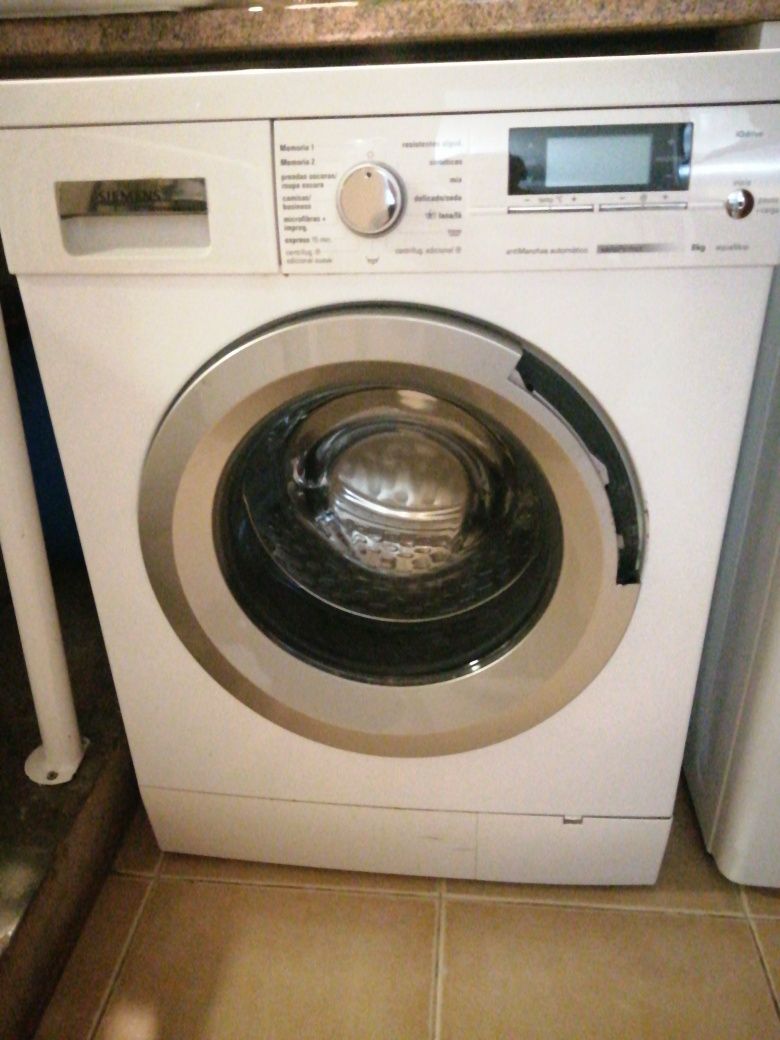 Máq. lavar roupa Siemens IQDrive 8 kg peças