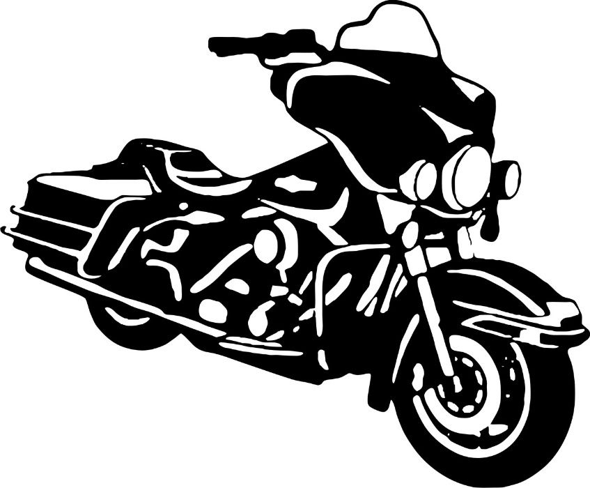 n949 Naklejka Harley Street Glide