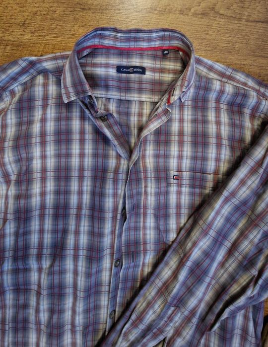 Zestaw 8 koszul, długi rękaw – bdb stan – różne marki – duże rozmiary