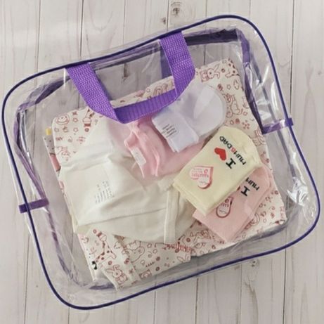Готовая сумка в роддом новая для новорожденных можно на подарок