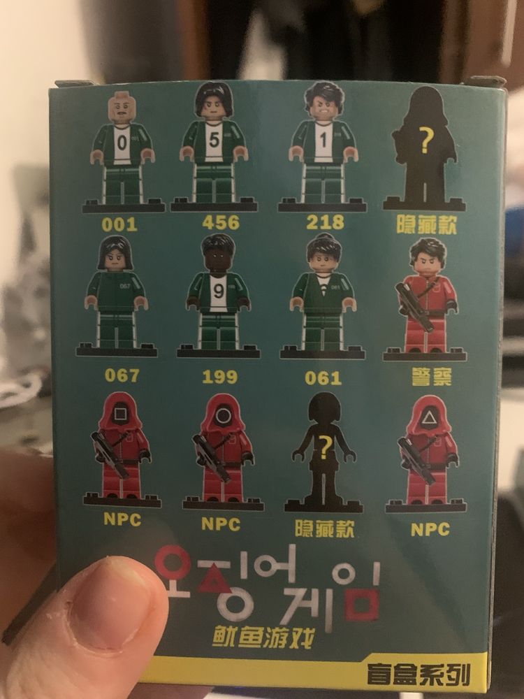Klocki figurka squid game