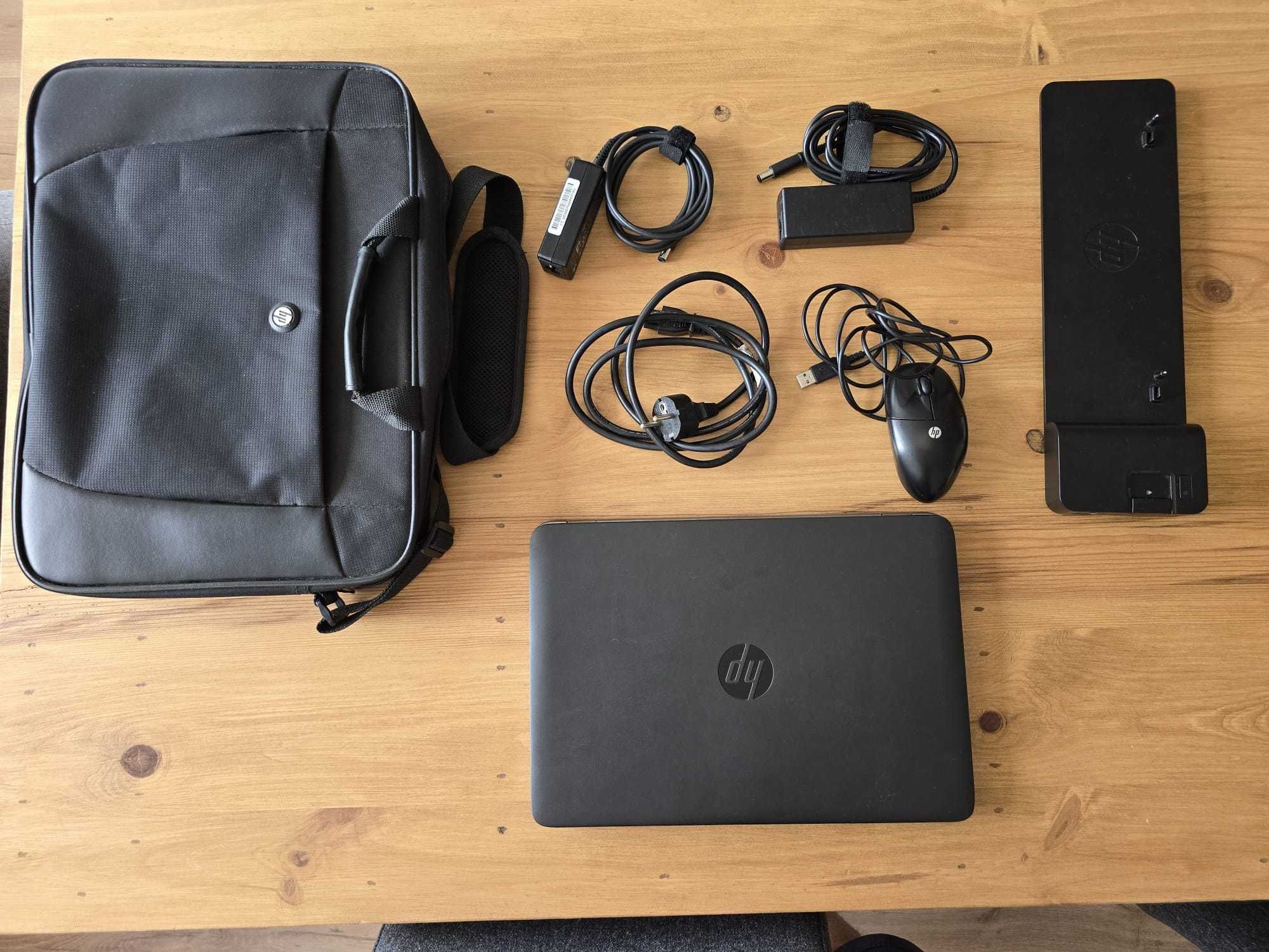 HP EliteBook 840, Core i7, 8GB RAM, 256GB SSD, 14" com Docking station