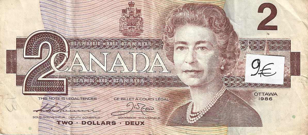Notas antigas - Canadá