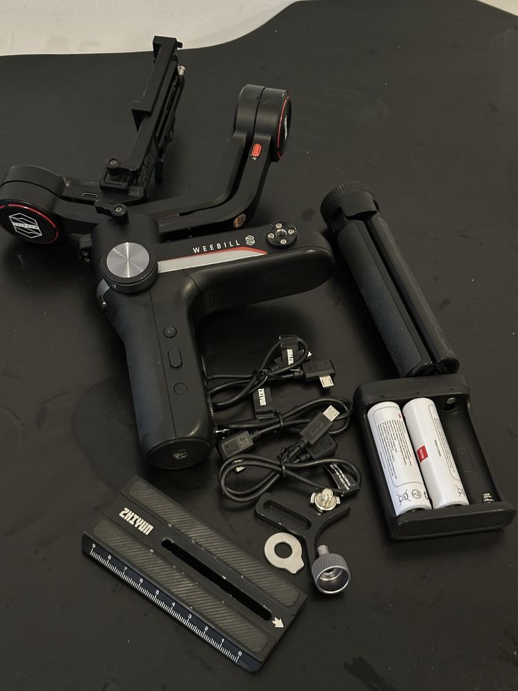 Gimbal ZHIYUN Weebill S + Acessorios e Cabos