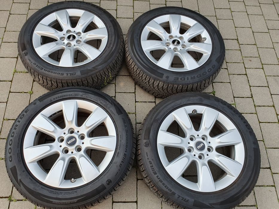 Koła Alufelgi Mini countryman f60 z nowe opony 225/55/17  wielosezon