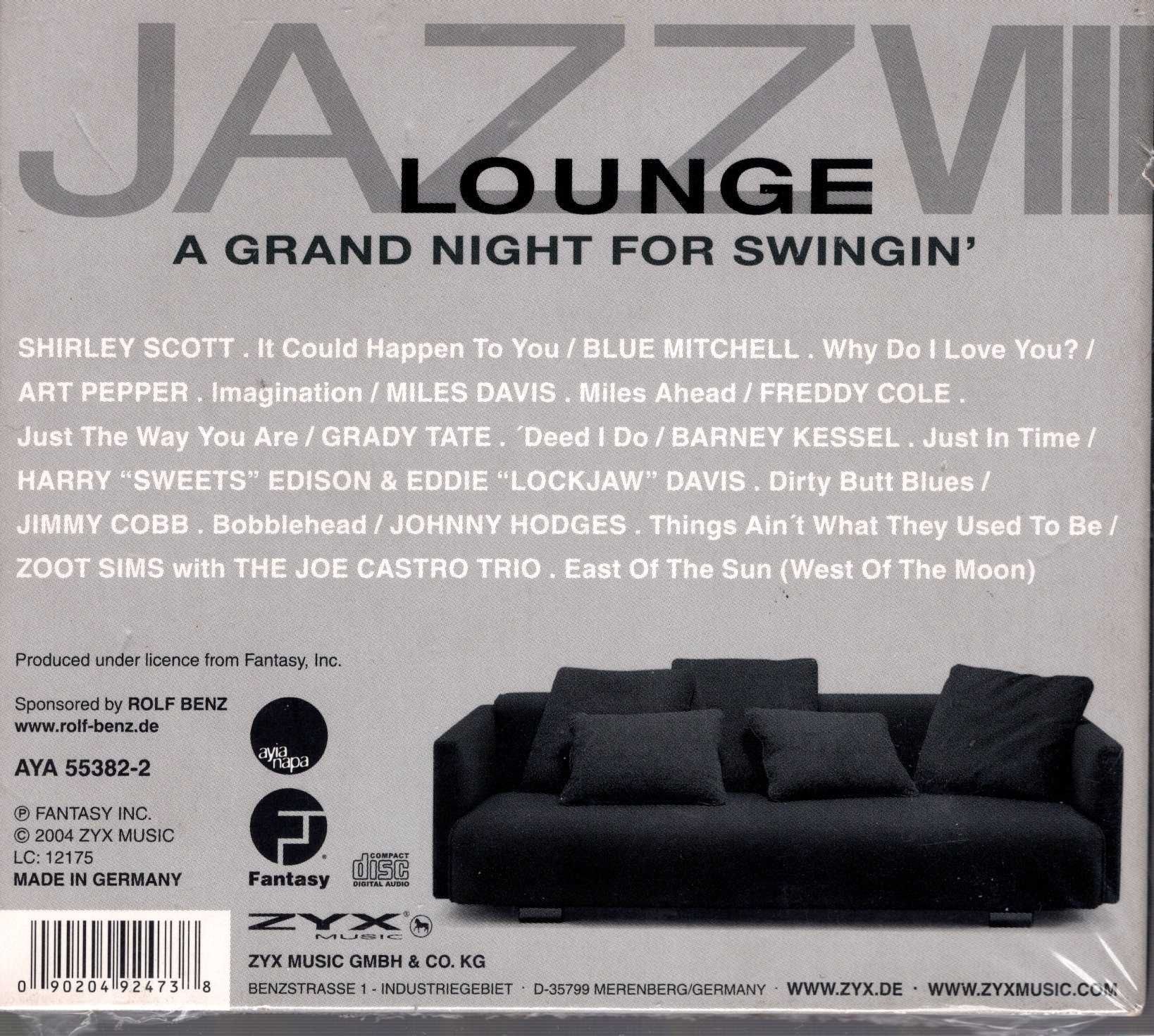 Jazz Lounge VIII (CD) Miles Davis Art Pepper Shirley Scott