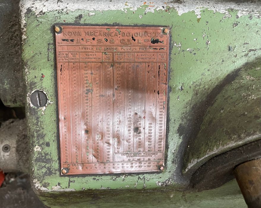 Torno mecânico - nova mecânica do ouro