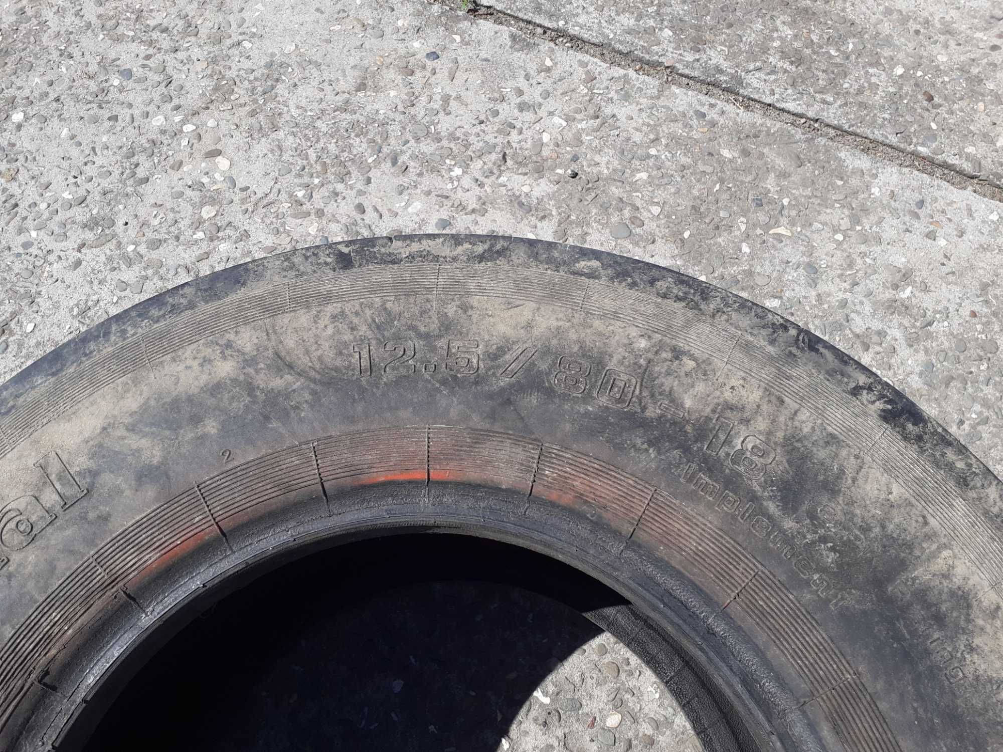 Opony używane  12.5/80-18 1 szt. i 12.4-24 1 szt.