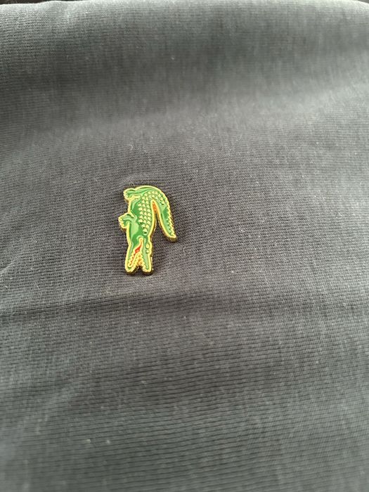 Męski bawełniany granatowy dres Lacoste 2XL