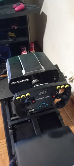 PC PS4 PS5 Fanatec CSL elite + volante F1 + pedais CSL+ playseat F1 X