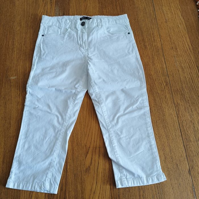 Bermudas brancas Tex