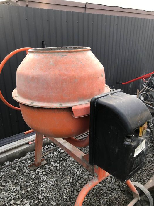 Бетономішалка AgriMotor 155л, якісний бетонозмішувач Угорщина